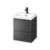 CERSANIT - Set B892 MODUO 50 antracytowy (szafka + umywalka)  S801-482